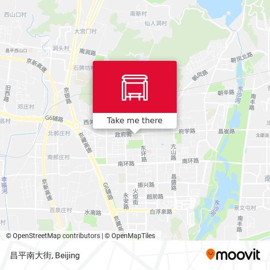 昌平南大街 map