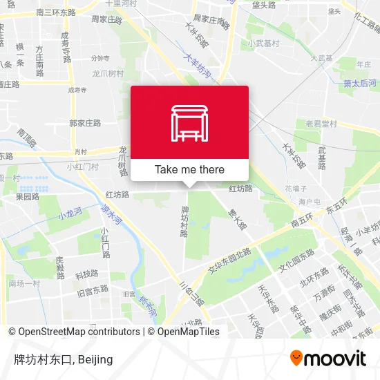 牌坊村东口 map