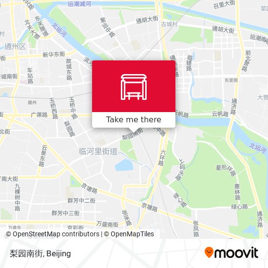 梨园南街 map