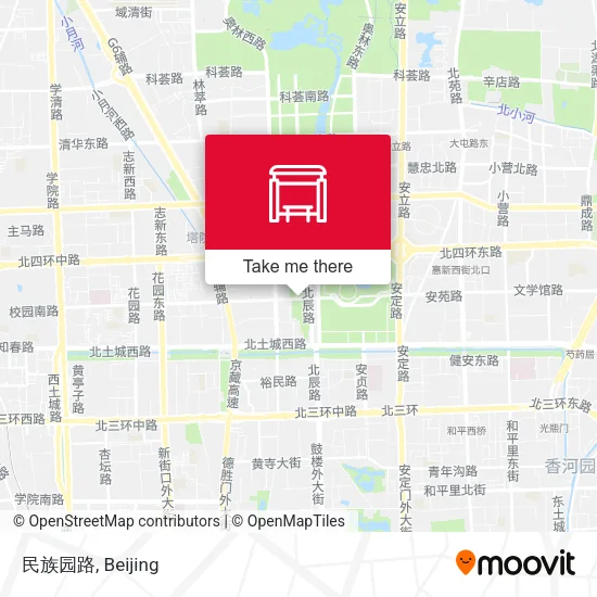 民族园路 map