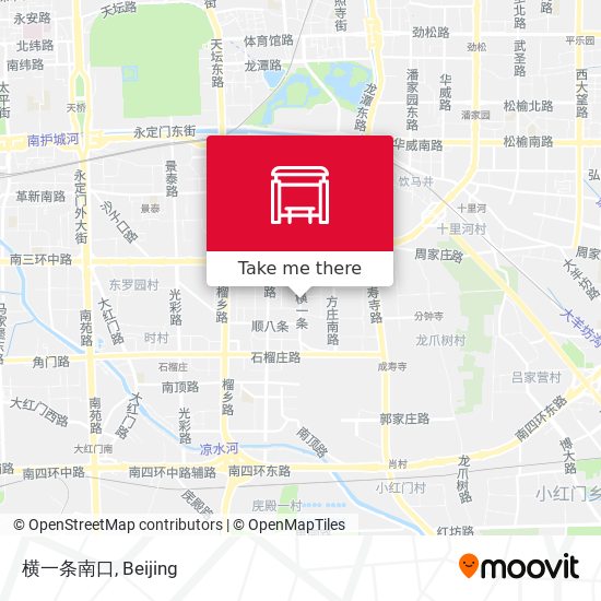 横一条南口 map