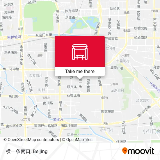 横一条南口 map