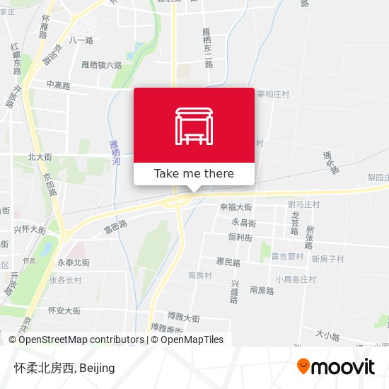 怀柔北房西 map