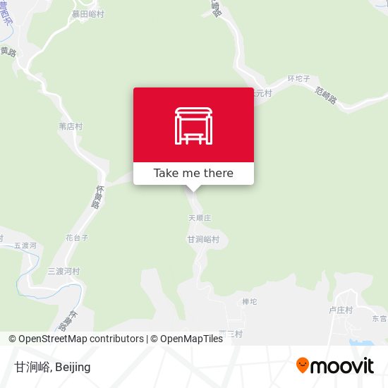 甘涧峪 map