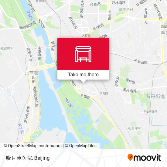 晓月苑医院 map