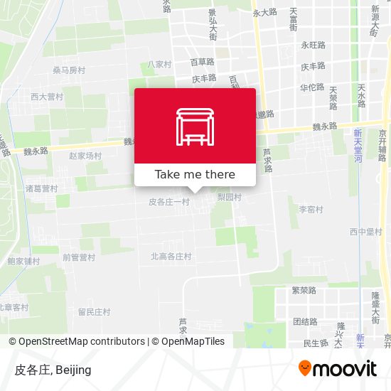 皮各庄 map