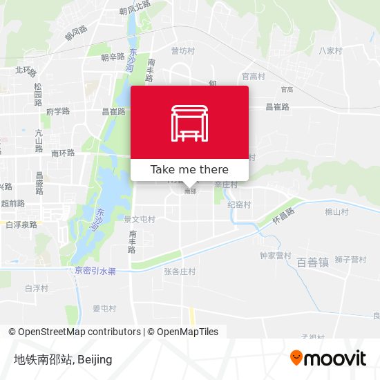 地铁南邵站 map