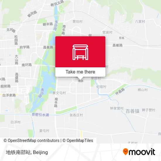 地铁南邵站 map