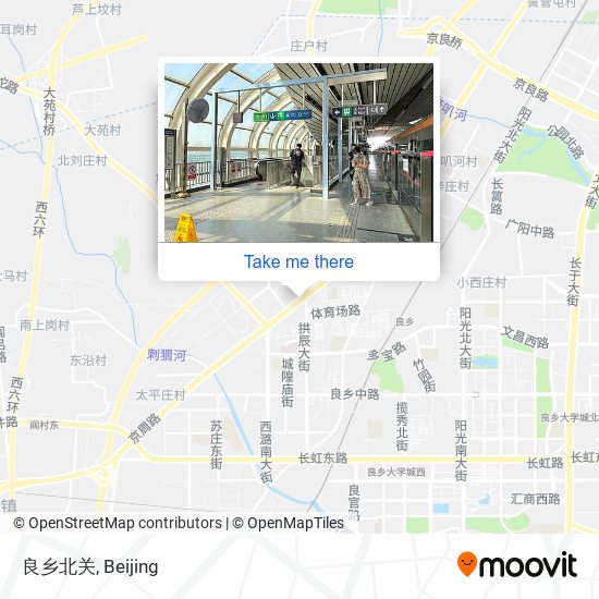 良乡北关 map