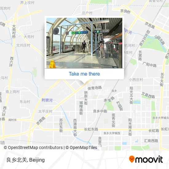 良乡北关 map