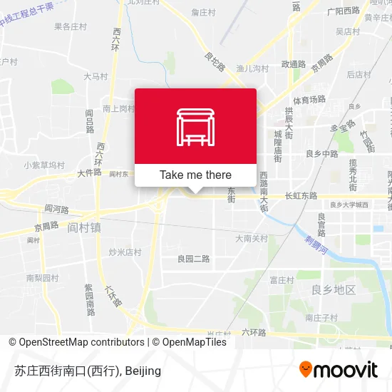 苏庄西街南口(西行) map
