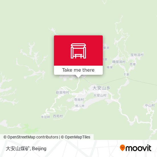 大安山煤矿 map