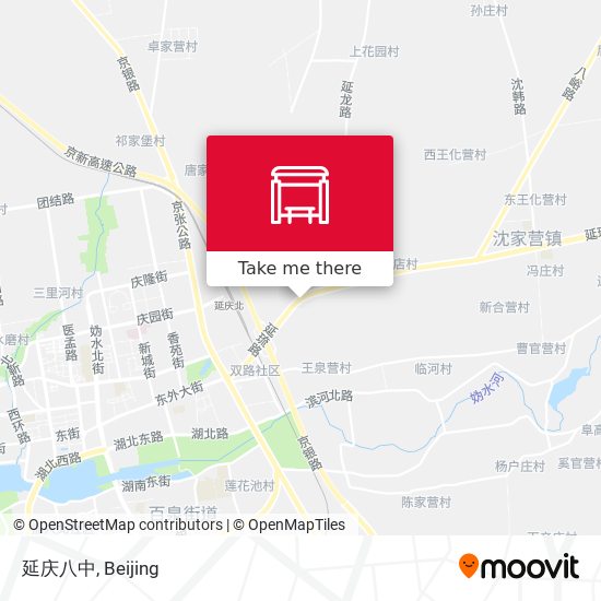 延庆八中 map