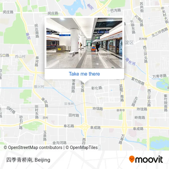 四季青桥南 map
