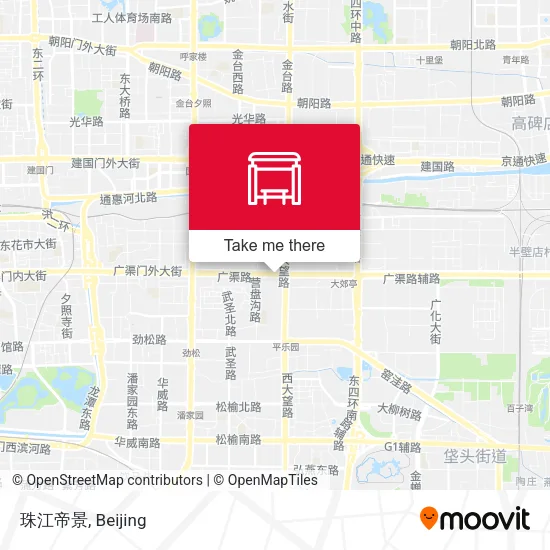 珠江帝景 map