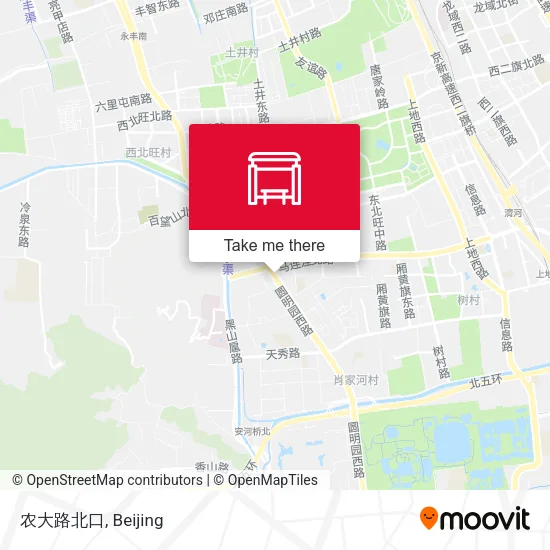 农大路北口 map
