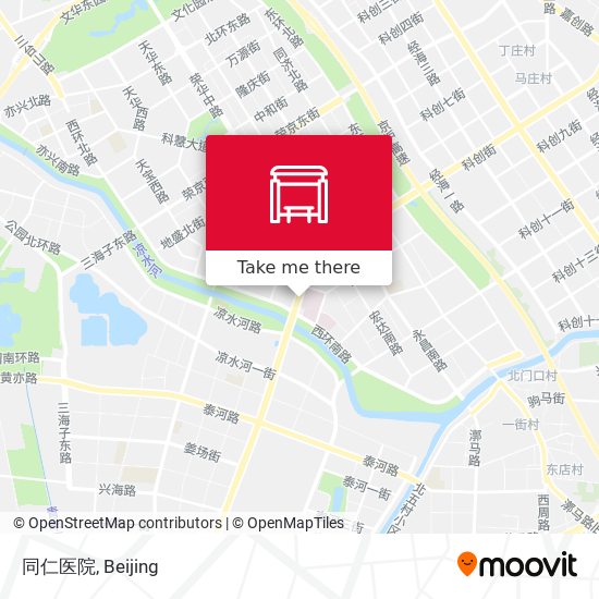 同仁医院 map