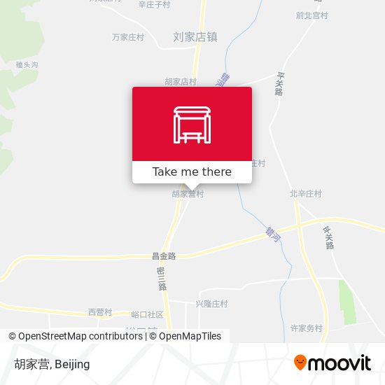 胡家营 map