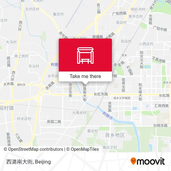 西潞南大街 map