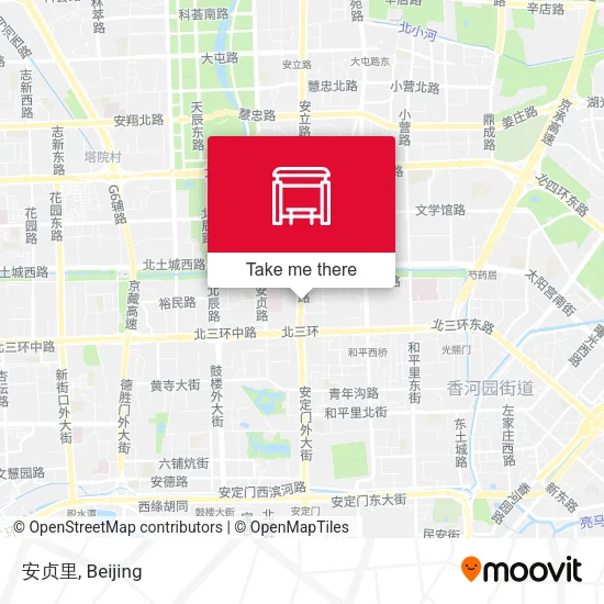 安贞里 map