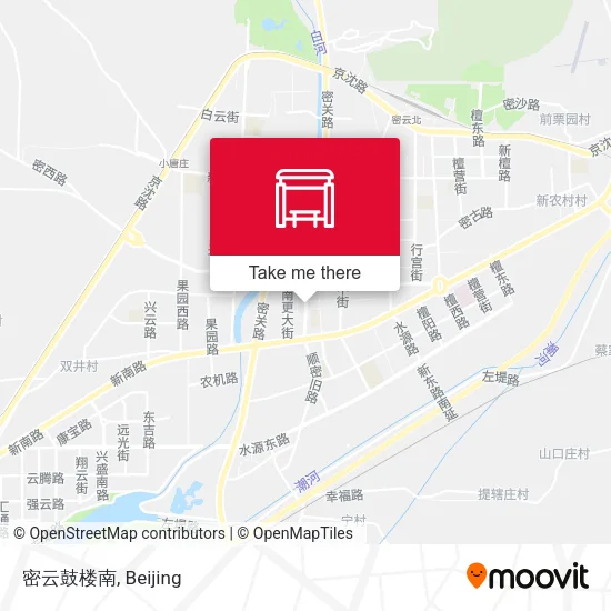 密云鼓楼南 map