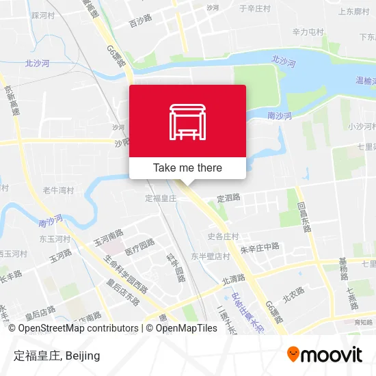 定福皇庄 map