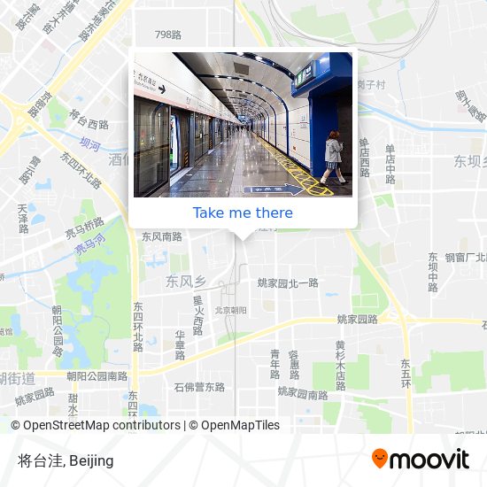 将台洼 map