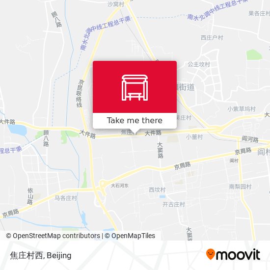 焦庄村西 map