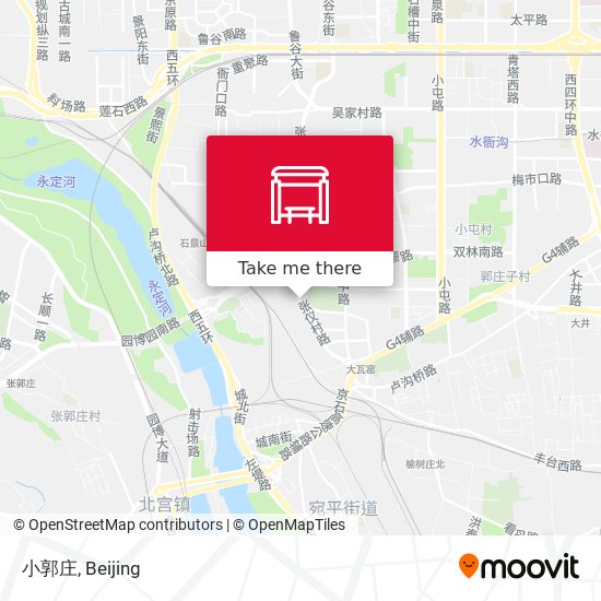小郭庄 map