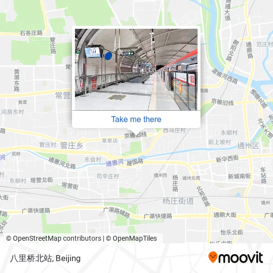 八里桥北站 map