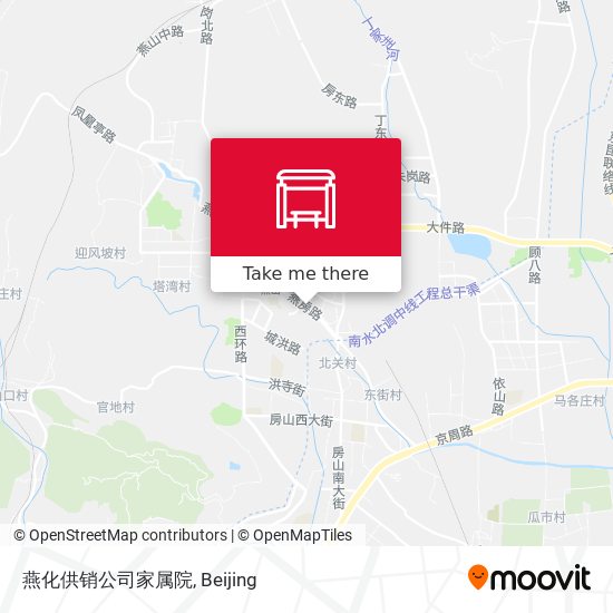 燕化供销公司家属院 map