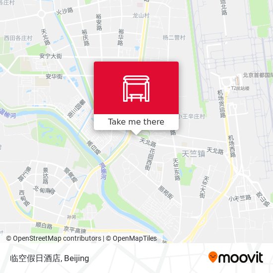 临空假日酒店 map