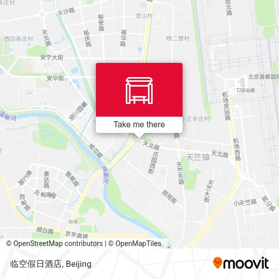 临空假日酒店 map