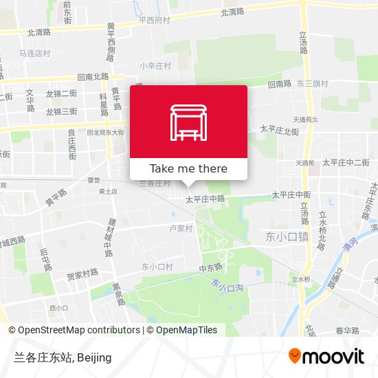 兰各庄东站 map