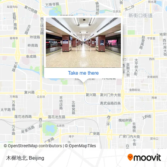 木樨地北 map
