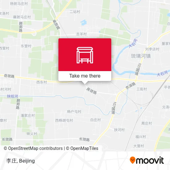 李庄 map