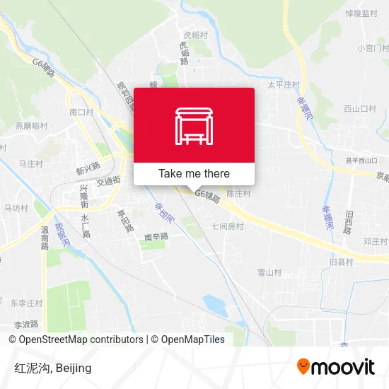红泥沟 map