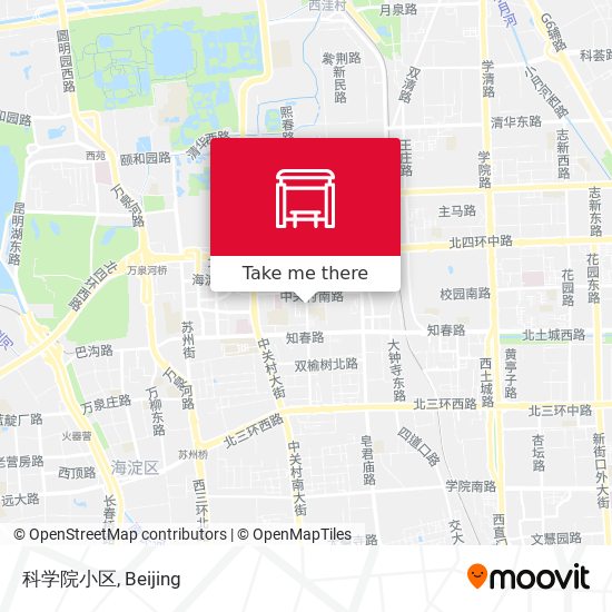 科学院小区 map