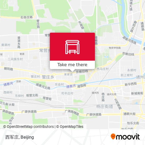 西军庄 map