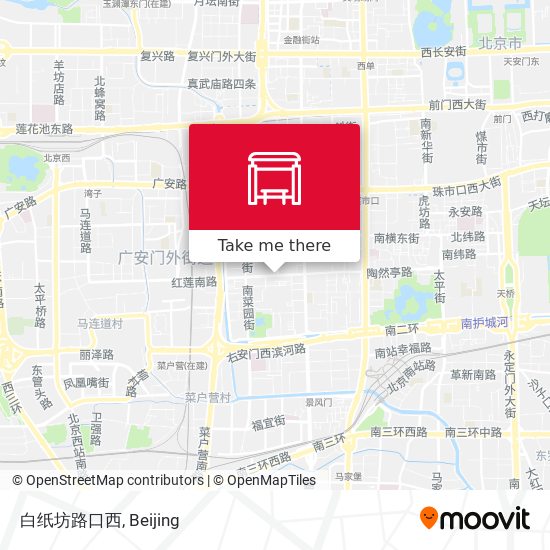 白纸坊路口西 map