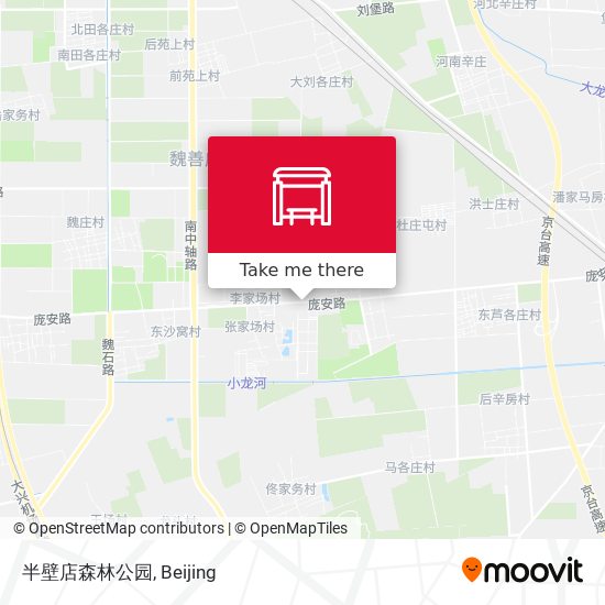 半壁店森林公园 map