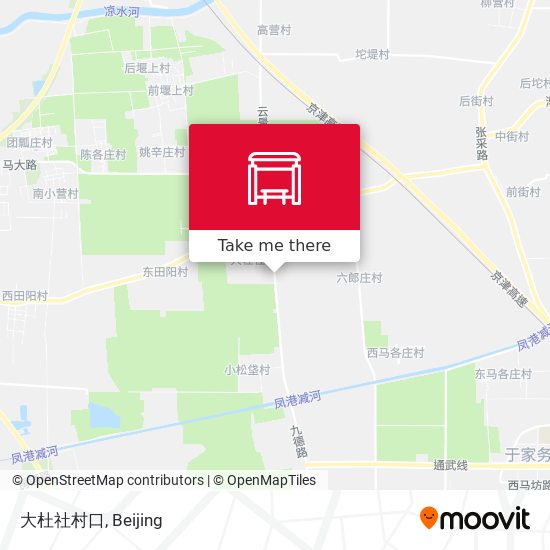 大杜社村口 map