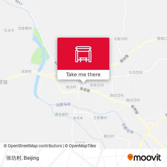张坊村 map