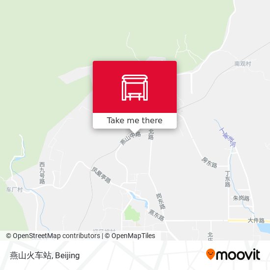 燕山火车站 map