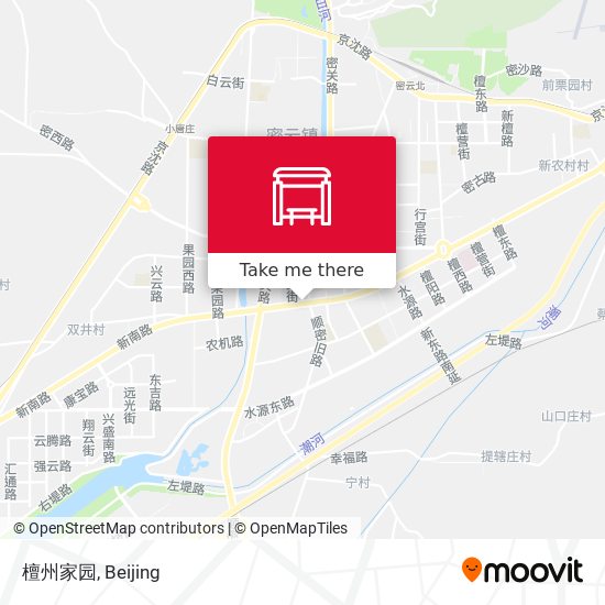 檀州家园 map