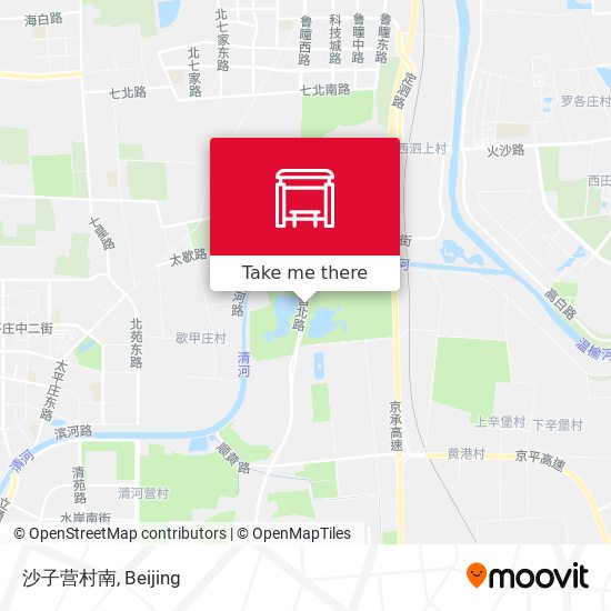 沙子营村南 map