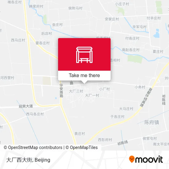 大厂西大街 map