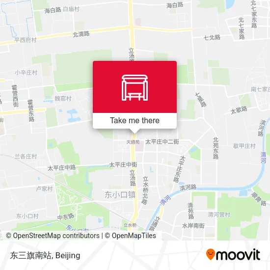 东三旗南站 map