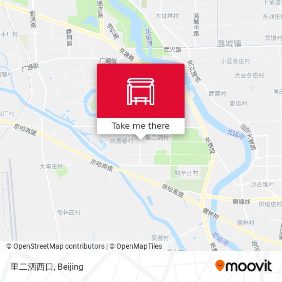 里二泗西口 map