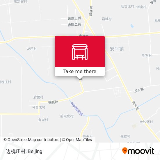 边槐庄村 map